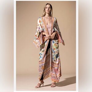 Floral Kimono Duster from Hawaii O/S (S-L)